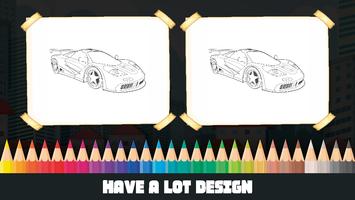 Sport Car Coloring Book capture d'écran 2