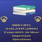 RRB cbt 2 exam Question Series 2018-19 icône