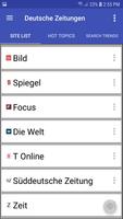 Deutsche Zeitungen โปสเตอร์