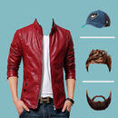 APK Man Leather Jacket Photo Suit