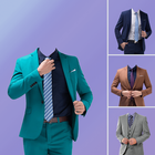Hombre traje foto icono