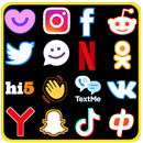 All social media and social networks in 1 App aplikacja
