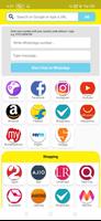 All social media and social networks in 1 App Plakat