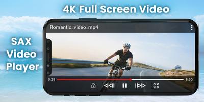 SAX Video Player - XNX HD Video Player 2021 Affiche