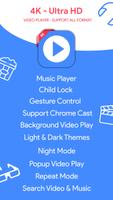 4K Video Player - All Format - Support Chromecast Affiche