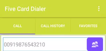 Five Card Dialer