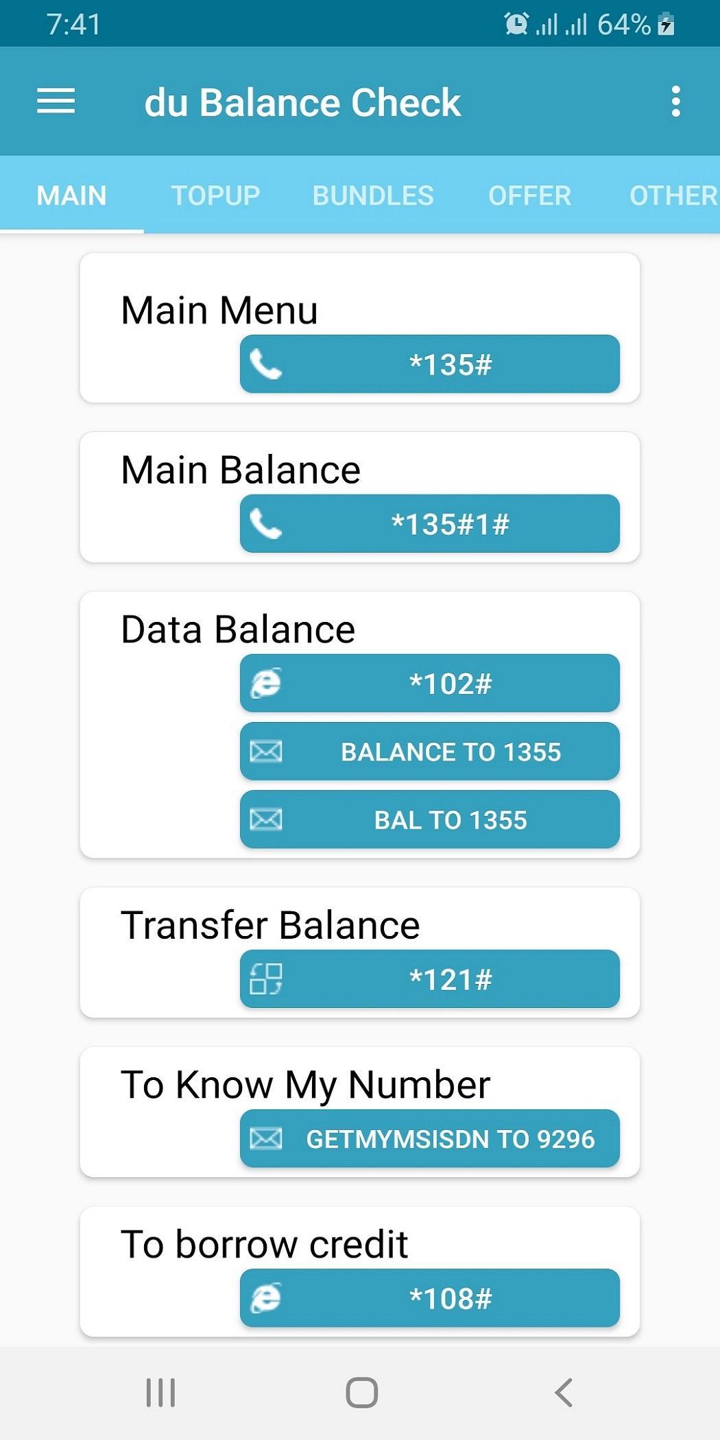 how to check du mobile balance