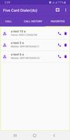 Five Card Dialer du screenshot 2