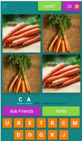 Vegetables Quiz- learn english Affiche