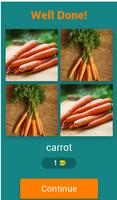 Vegetables Quiz- learn english capture d'écran 1