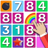 Merge number block puzzle icône