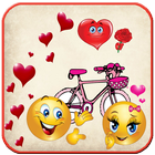 Emoticones de amor simgesi