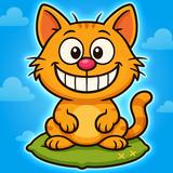 Hungry cat: physics puzzle آئیکن