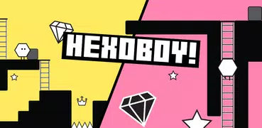 Hexoboy-2Dパズルプラットフォーマー