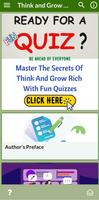 Think And Grow Rich - Fun Quiz-poster
