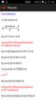 Quadratic Equation Solver 截图 2