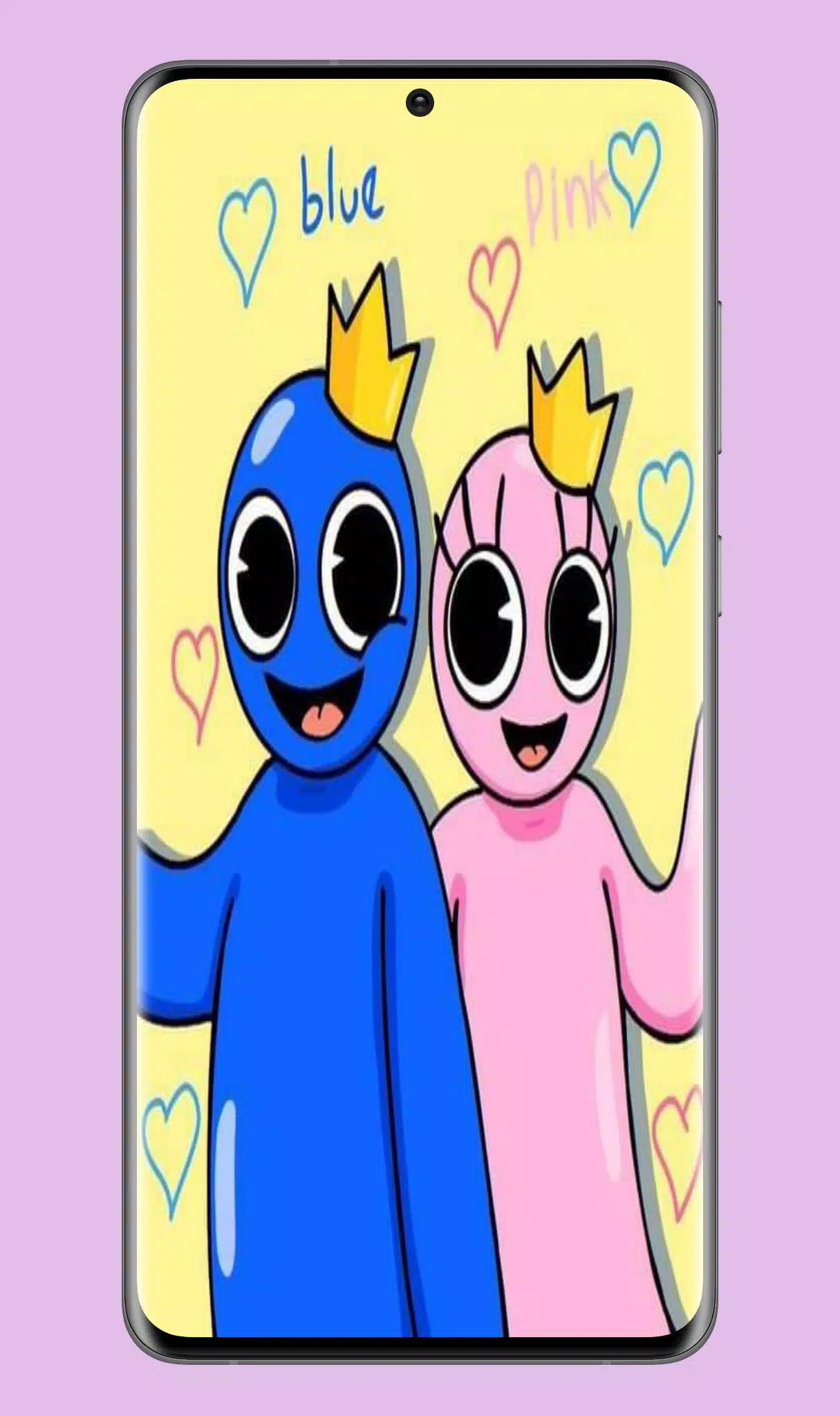 Rainbow Friends Purple (Friendly) | Poster