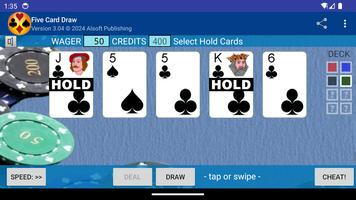 Five Card Draw اسکرین شاٹ 2