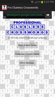 Pro Clueless Crosswords โปสเตอร์