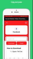 Social Media Video Downloader 2021 capture d'écran 1