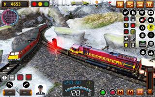 Uphill Train Track Simulator تصوير الشاشة 1