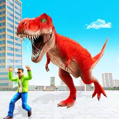 Dino City Attack Dinosaur Game APK download