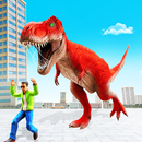 atak miasto dinozaurów gra aplikacja