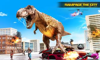 پوستر Dino City Attack Dinosaur Game