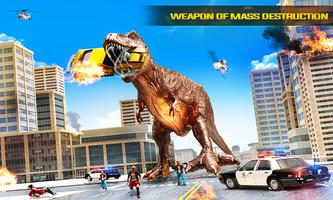 برنامه‌نما Dino City Attack Dinosaur Game عکس از صفحه