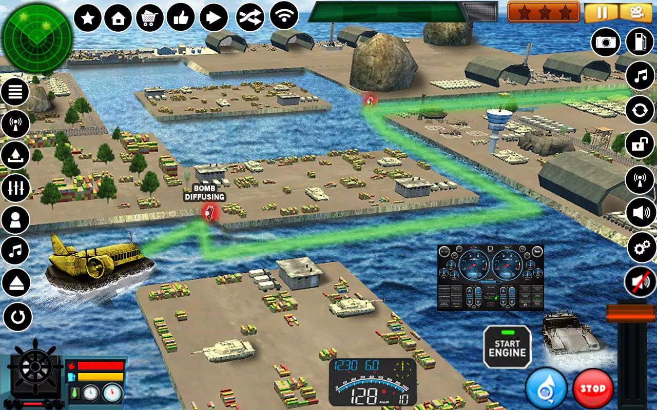 美国陆军气垫船模拟器