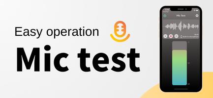 Mic Test - Instant audio check poster