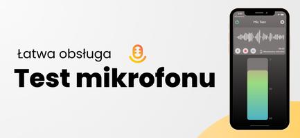 Test mikrofonu plakat