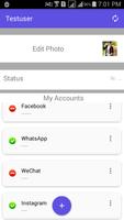Social Apps ID Share capture d'écran 1