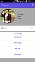 2 Schermata Social Apps ID Share