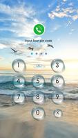 AppLock Theme - Beach Affiche