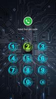 Applock Live Theme - Circuit Poster