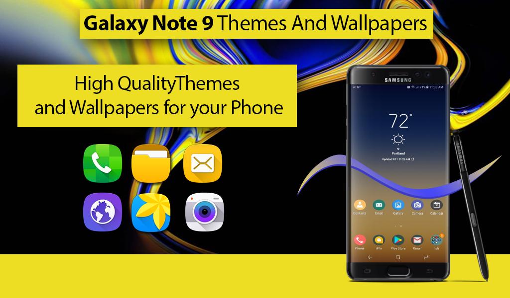 Android için Samsung galaxy Not 9 için Temalar: Duvar Kağıdı APK İndir - En  Son Sürüm