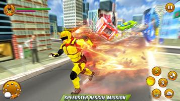 Speed Robot Hero Rescue Games capture d'écran 1