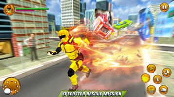 Speed Robot Hero Rescue Games تصوير الشاشة 1