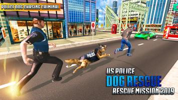 Army Dog Airport Crime Chase Affiche