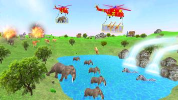 Animal Rescue Game Robot Games تصوير الشاشة 1