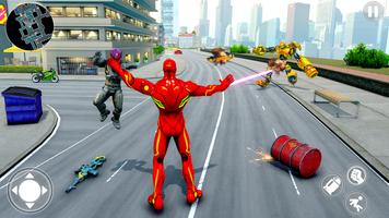 Iron Superhero Fighting Game Affiche