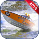 Cascade de bateaux sur l'eau - Real Surfer 2019 APK
