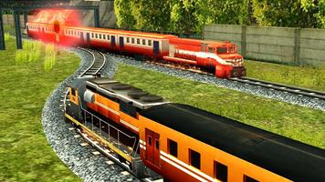 Real Train Driving Simulator-Train Games Affiche