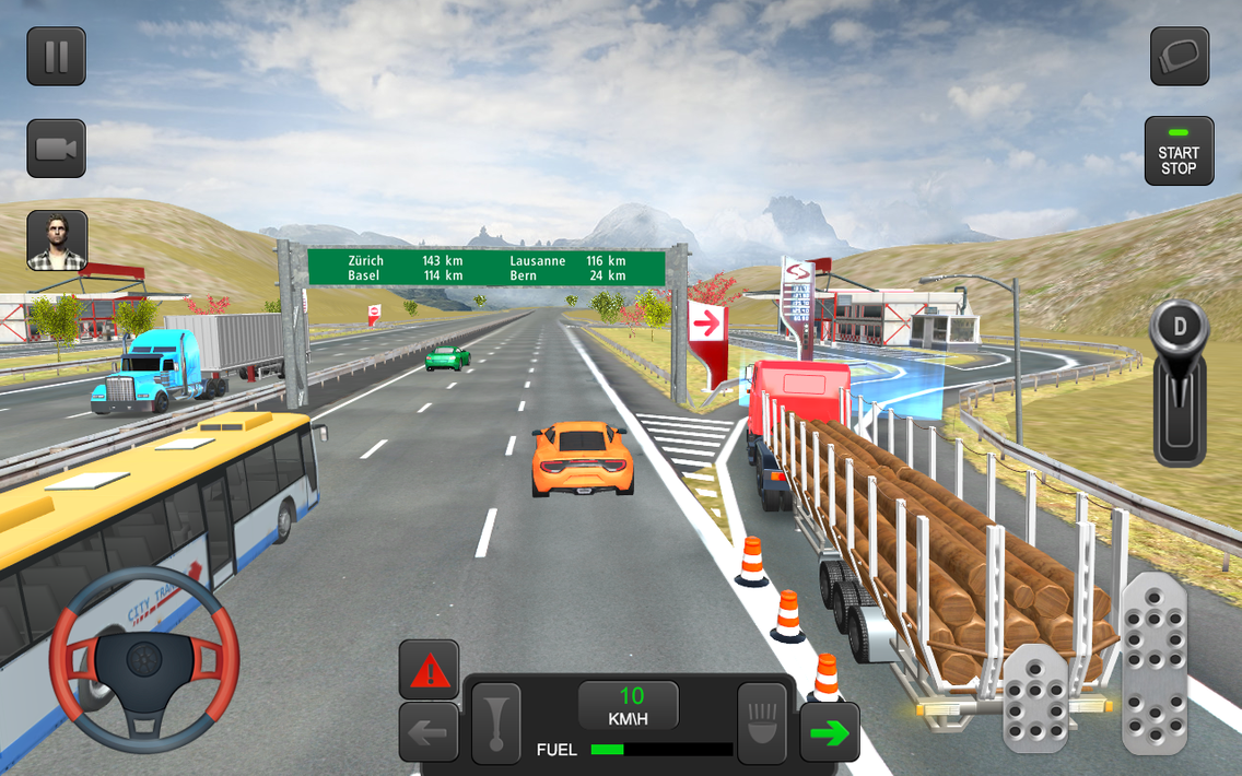 Euro Truck Simulator 3D screenshot 2