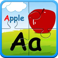 幼兒園寶寶學習ABC字母拼圖 - 幼兒英文拼圖教育小遊戲 APK 下載