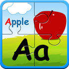 Alphabet jigsaw puzzle game icon