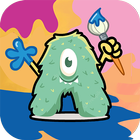 Alphabet Coloring book-icoon