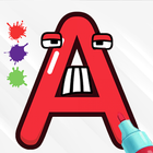 Coloring Alphabet:Art Game icône