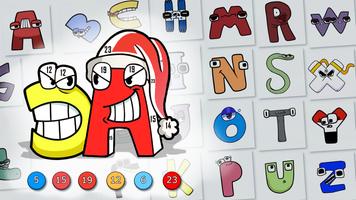 Alphabet Lore Coloring by Num Plakat